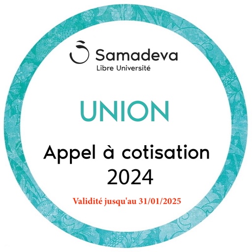 [Adhesion UNION 2024] Adhésion UNION 2024